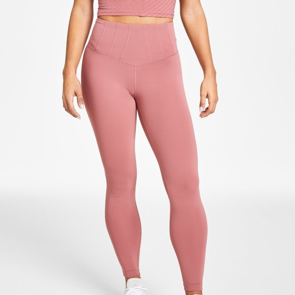 Style Not Size Women's Super Soft Solid Leggings Plus Size 3X Rose